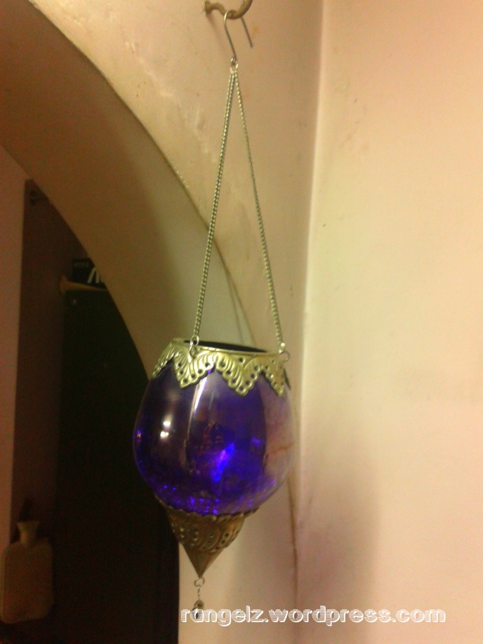 My beautiful purple hanging stand